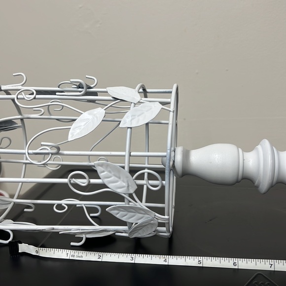 White Bird cage jewelry Organizer - Picture 9 of 14